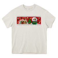 Cream noel Heavy Core Tee - BundleAndBundleShop