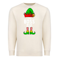 Sandshell Boss Elf Matching Family Christmas Premium Sweatshirt - lanVoArt