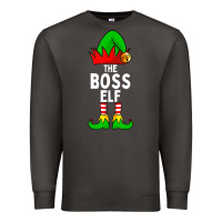Smoke Boss Elf Matching Family Christmas Premium Sweatshirt - lanVoArt
