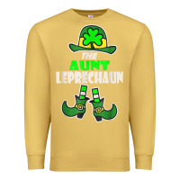 Antique Gold funny the aunt irish leprechaun st patricks day gift t shirt Premium Sweatshirt - lanVoArt
