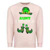 Pale Pink funny the aunt irish leprechaun st patricks day gift t shirt Premium Sweatshirt - lanVoArt