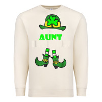 Sandshell funny the aunt irish leprechaun st patricks day gift t shirt Premium Sweatshirt - lanVoArt