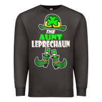 Smoke funny the aunt irish leprechaun st patricks day gift t shirt Premium Sweatshirt - lanVoArt