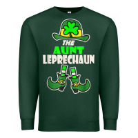 Sports Green funny the aunt irish leprechaun st patricks day gift t shirt Premium Sweatshirt - lanVoArt