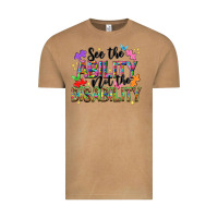 Vintage Camel see the ability not the disability nca Vintage Tee - NancyCooperArtShop