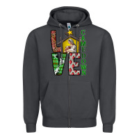 Smoke Love Come Down Zipper Hoodie - CowhideDigitalArt