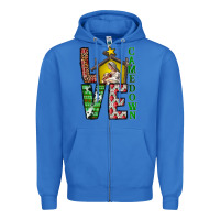 True Royal Love Come Down Zipper Hoodie - CowhideDigitalArt