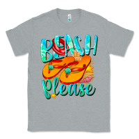 Heather Grey Beach please Classic Tee - NancyCooperArtShop