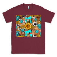 Burgundy western mom Classic Tee - RanaPortraitStore