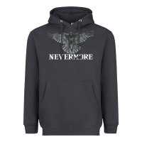 Smoke Hot Trend Raven Nevermore Poetry Halloween Edgar Allan Poe Heavyweight Hoodie - lanVoArt