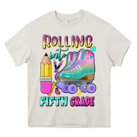 Cream rolling into fifth grade Heavy Core Tee - BundleAndBundleShop