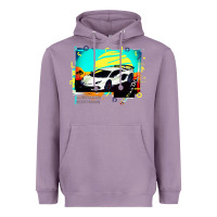 Lavender Lam borghini Aventador SVJ gift Heavyweight Hoodie - lanVoArt