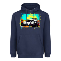 Navy Lam borghini Aventador SVJ gift Heavyweight Hoodie - lanVoArt