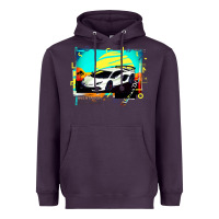 Plum Lam borghini Aventador SVJ gift Heavyweight Hoodie - lanVoArt