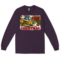 Plum i dig christmas Long Sleeve Tee - CowGirlArtShop