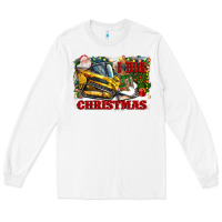 White i dig christmas Long Sleeve Tee - CowGirlArtShop