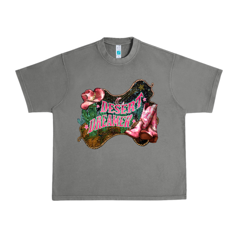 Desert Dreamer Cowgirl Boots Hat Urban Heavy Tee by HowdyJamesFarm | Teevron