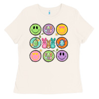 Bone easter day smiley faces Ladies Tee - Artiststas