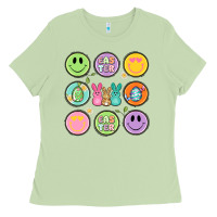 Matcha easter day smiley faces Ladies Tee - Artiststas