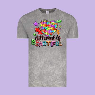 Different Is Beautiful Vintage Tee Designed By Nancycooperartshop