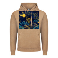 Vintage Coffee evil eye moon Vintage Hoodie - TumblerDesignByShophia