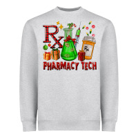 Heather Grey pharmacy tech christmas Heavyweight Sweatshirt - FaDigitalArtStudio