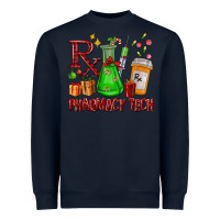 Navy pharmacy tech christmas Heavyweight Sweatshirt - FaDigitalArtStudio