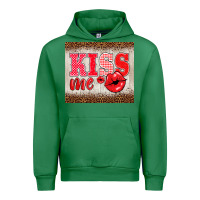 Emerald valentine's day kiss me Urban Hoodie - BarkalooDesign
