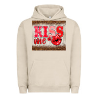 Pigment French Oak valentine's day kiss me Urban Hoodie - BarkalooDesign