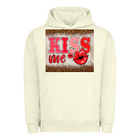 Pigment Pistachio valentine's day kiss me Urban Hoodie - BarkalooDesign