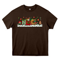 Chocolate Brown Noel Heavy Core Tee - BundleAndBundleShop