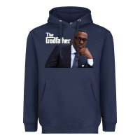 Navy kevin samuels   the godfather   memorial shirt rip to the legend! Heavyweight Hoodie - lanVoArt