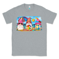 Heather Grey summer gnomes Classic Tee - NancyCooperArtShop