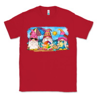 Red summer gnomes Classic Tee - NancyCooperArtShop