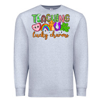 Heather Grey teaching lucky charms Premium Sweatshirt - Artiststas
