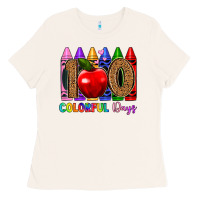 Bone 100 colorful day s Ladies Tee - Artiststas