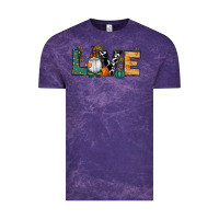 Cloud Purple Fall Love Gnome Vintage Tee - RanaPortraitStore