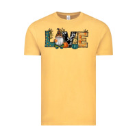 Vintage Mustard Fall Love Gnome Vintage Tee - RanaPortraitStore