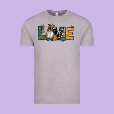 Fall Love Gnome Vintage Tee Designed By Ranaportraitstore