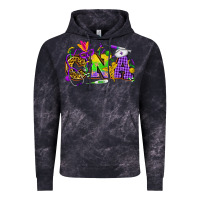 Cloud Black Mardi Gras CNA Nurse Vintage Hoodie - HowdyJamesFarm