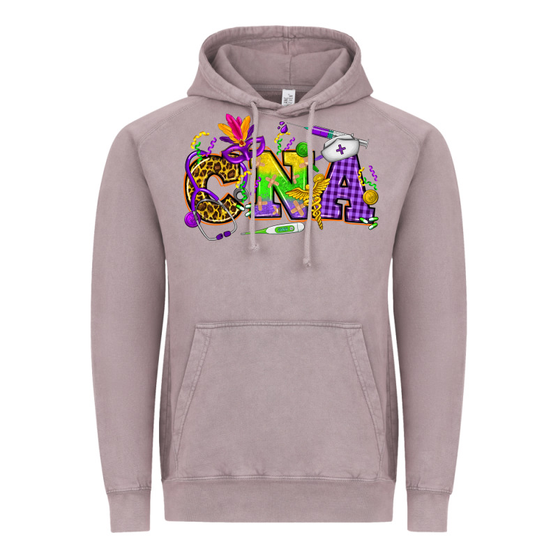 Mardi Gras Cna Nurse Vintage Hoodie by HowdyJamesFarm | Teevron