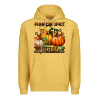 Antique Gold pumpkin spice junkie Premium Hoodie - BundleAndBundleShop