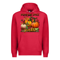Cardinal pumpkin spice junkie Premium Hoodie - BundleAndBundleShop