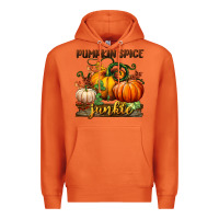 Carrot pumpkin spice junkie Premium Hoodie - BundleAndBundleShop