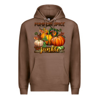 Chestnut pumpkin spice junkie Premium Hoodie - BundleAndBundleShop