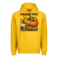 Lemon pumpkin spice junkie Premium Hoodie - BundleAndBundleShop