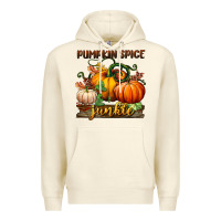 Sandshell pumpkin spice junkie Premium Hoodie - BundleAndBundleShop