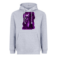Heather Grey transformers  war for cybertron megatron Heavyweight Hoodie - lanVoArt