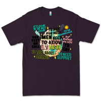 Plum mens mental health matters Premium Tee - Artiststas