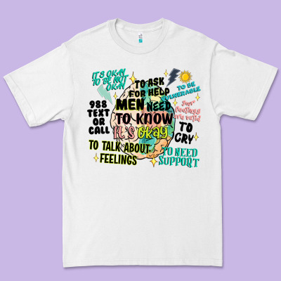 Mens Mental Health Matters Premium Tee Designed By Artiststas